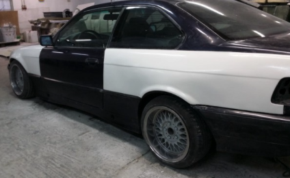 BMW E36 Coupe -Bakskärmar FELON +50mm - 2