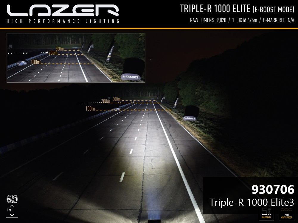 Lazer LED-ramp Triple-R 1000 - 400 mm - 7200/8200/9020 lumen - 11