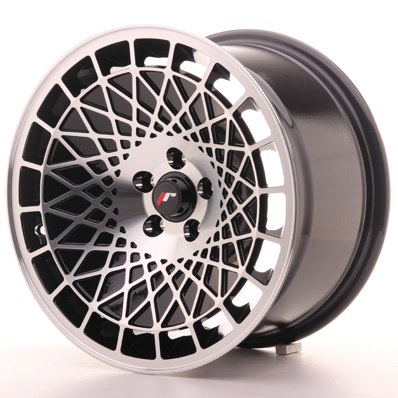 Japan Racing JR14 16x9 ET10 4x100 Gloss Black w/Machined Face 
