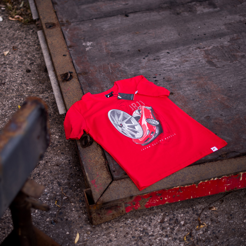 JR Men's T-Shirt JR-11 Car Red - 2