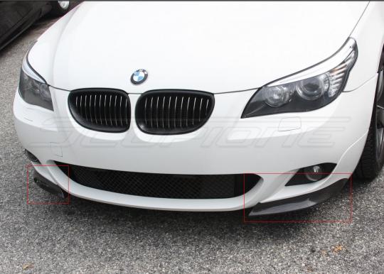 Frontspoiler splitters - Bmw E60 M-tech