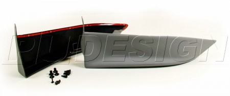 PU Design - STI Style Rear Bumper Lip Subaru Impreza