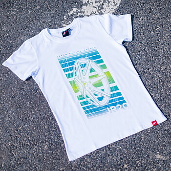 JR Men's T-Shirt JR-20 Face White