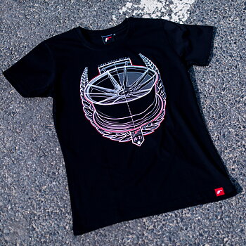 JR Men's T-Shirt JR-21 Laurel Black