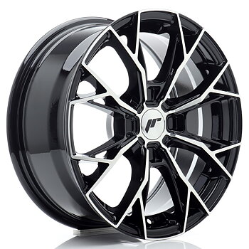 JR Wheels JR49 16x7 ET25 4x108 Gloss Black Machined