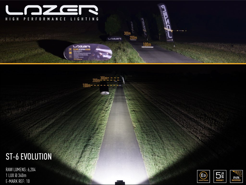 Lazer LED-ramp ST6 Evolution - 284 mm - 6402 lumen - 7