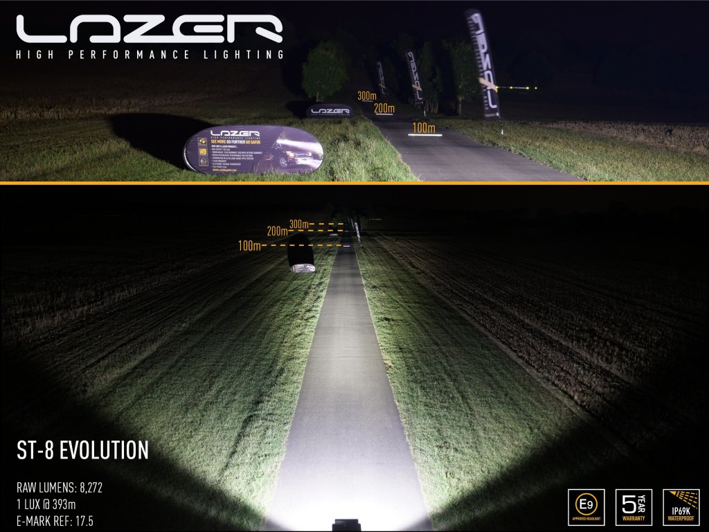 Lazer LED-ramp ST8 Evolution - 364 mm - 8272 lumen - 8