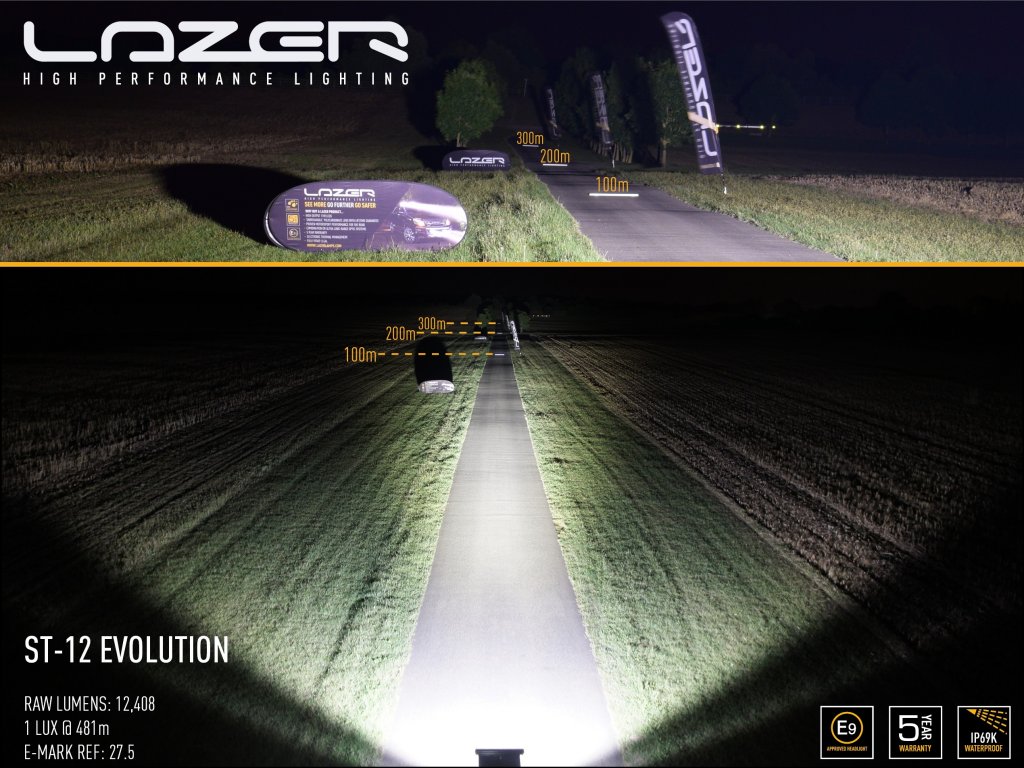 Lazer LED-ramp ST12 Evolution - 524 mm - 12408 lumen - 8