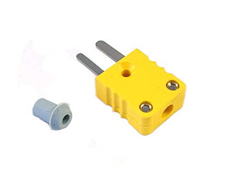 Kontaktdon 2-poligt hylsdon Mini-k (typ-k element) HANE