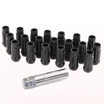 Japan Racing Nuts JN4 M12x1,5 Svarta - 20st