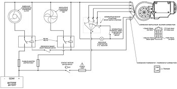 Värmepaket 7kW / Kylning 6.65kw Austral Performer HVAC 60mm x 4 12v