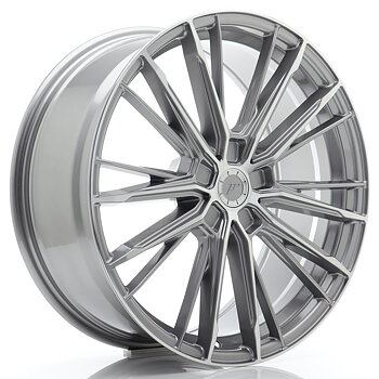 JR Wheels JR52 20x9 ET20-51 5H BLANK Titanium Machined Face