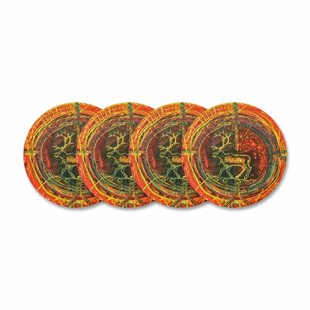 Glasunderlägg (4-pack) - Ulrika - Násti
