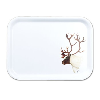 Rectangular tray - 27x20 cm - Reindeer - Boazu - Sara