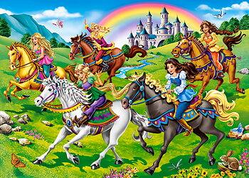 Princess Horse Ride, 260-bitarspussel (B-27507)