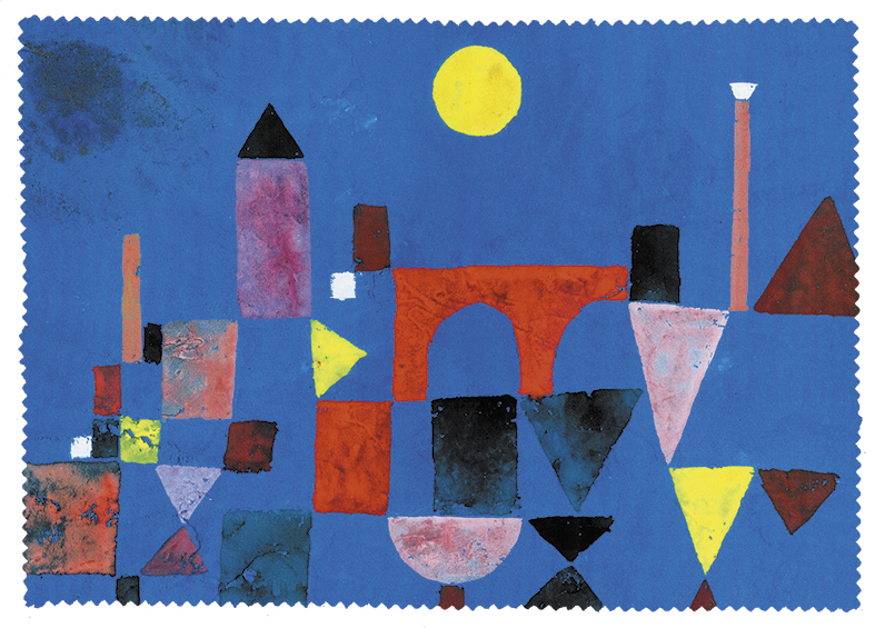 Brilleetui med pudseklud, Rød bro, Paul Klee. TEMA-produkt - 2