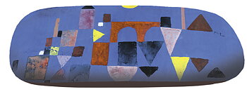 Glasögonetui med putsduk, Röd bro, Paul Klee. TEMA-produkt