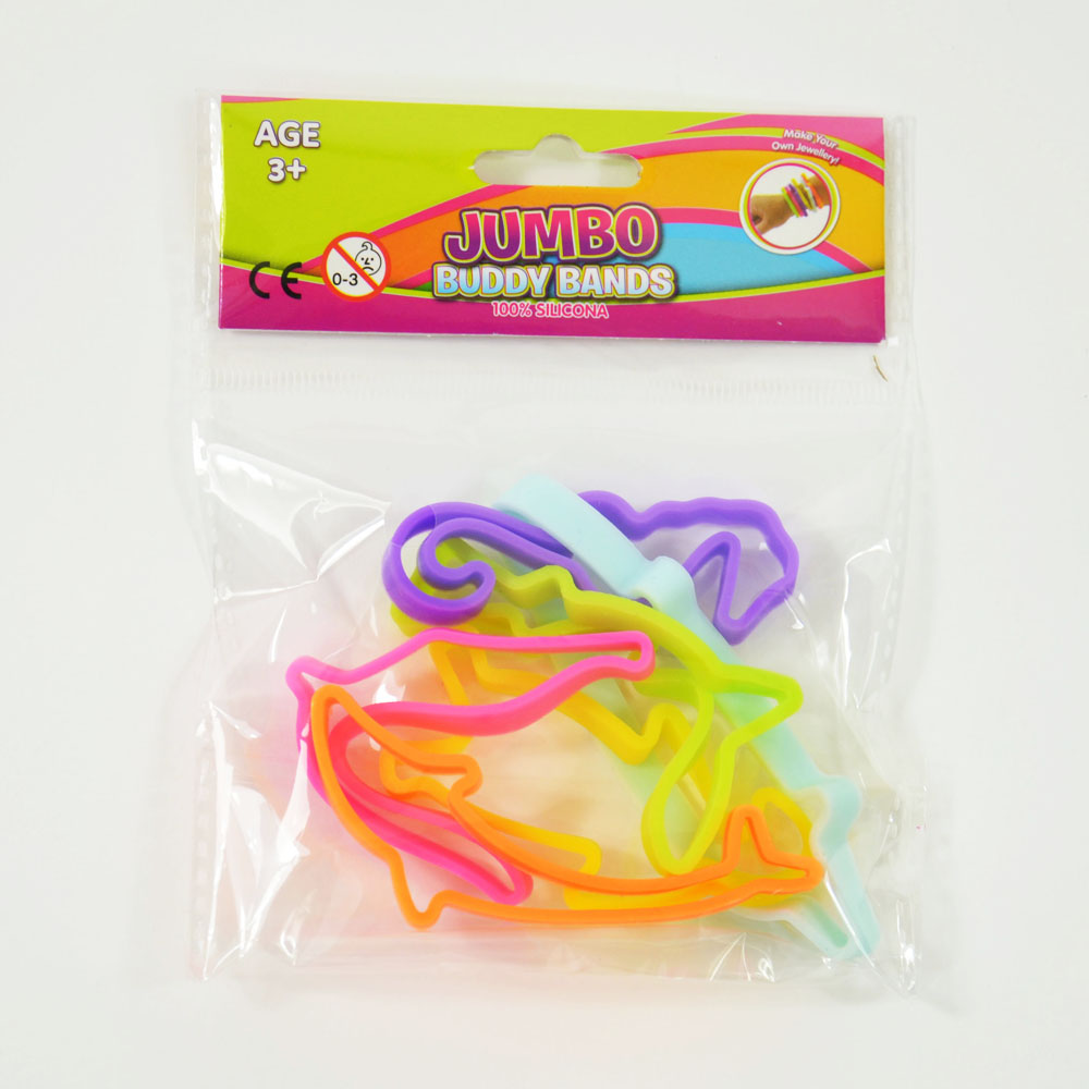 Jumbo Buddy bands, Havslevande djur, Bordsdisplay med 36 påsar. - 3