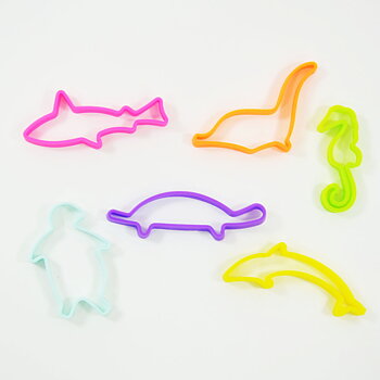 Jumbo Buddy bands, Havslevande djur, Bordsdisplay med 36 påsar.