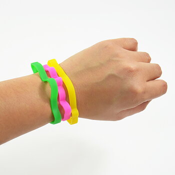 Jumbo Buddy bands, Exotiska djur, Bordsdisplay med 36 påsar.