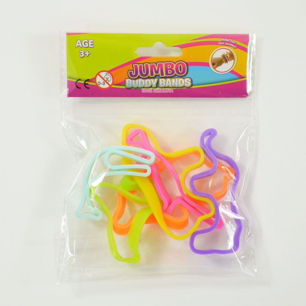 Jumbo Buddy bands, Exotiske dyr, Borddisplay med 36 poser. - 3
