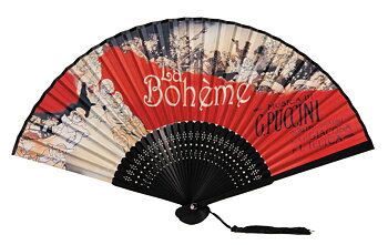 Solfjäder, La Boheme, Puccini. TEMA-produkt