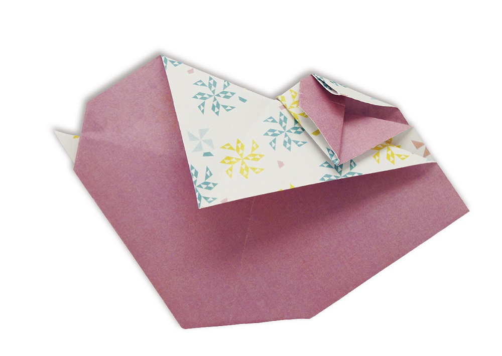 Funny Origami 15x15 cm, Kycklingar, Svårighetsgrad: Normal - 5