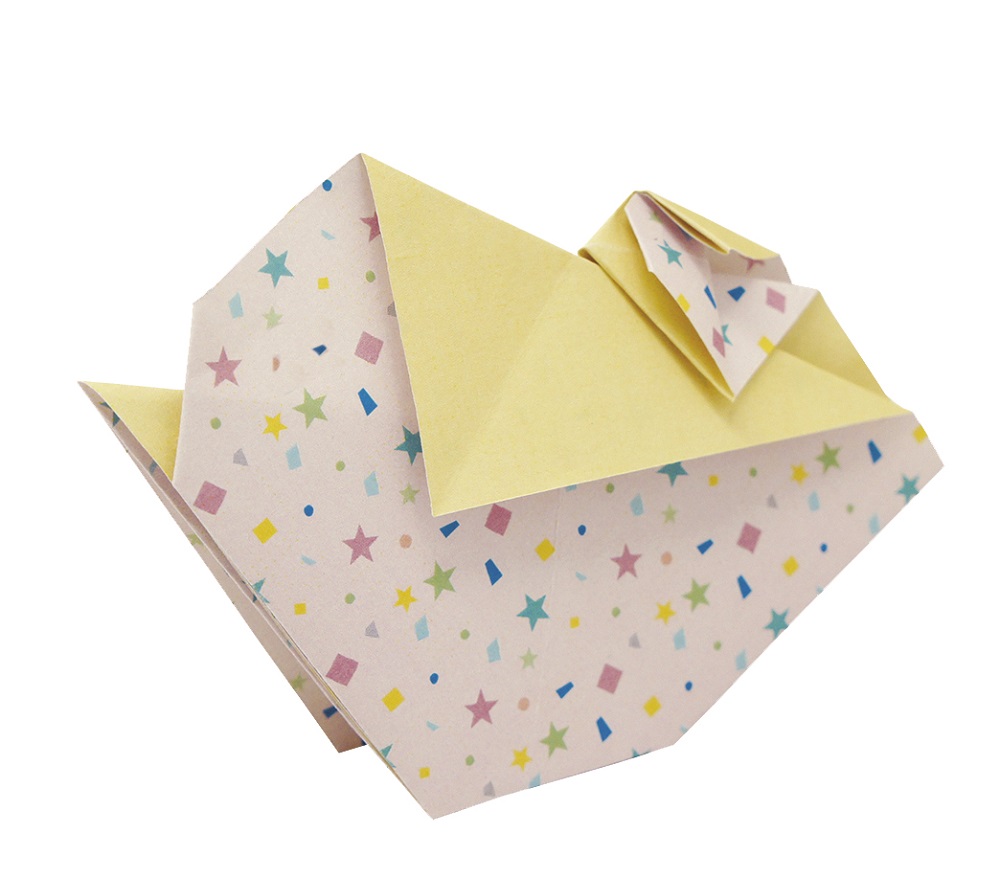 Funny Origami 15x15 cm, Kycklingar, Svårighetsgrad: Normal - 4