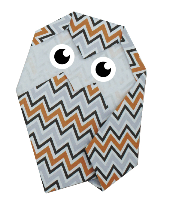 Funny Origami 15x15 cm, Ugglor, Svårighetsgrad: Easy - 3