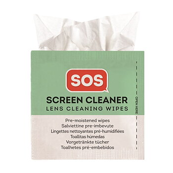 Putsduk/våtservett, SOS, Screen Cleaner