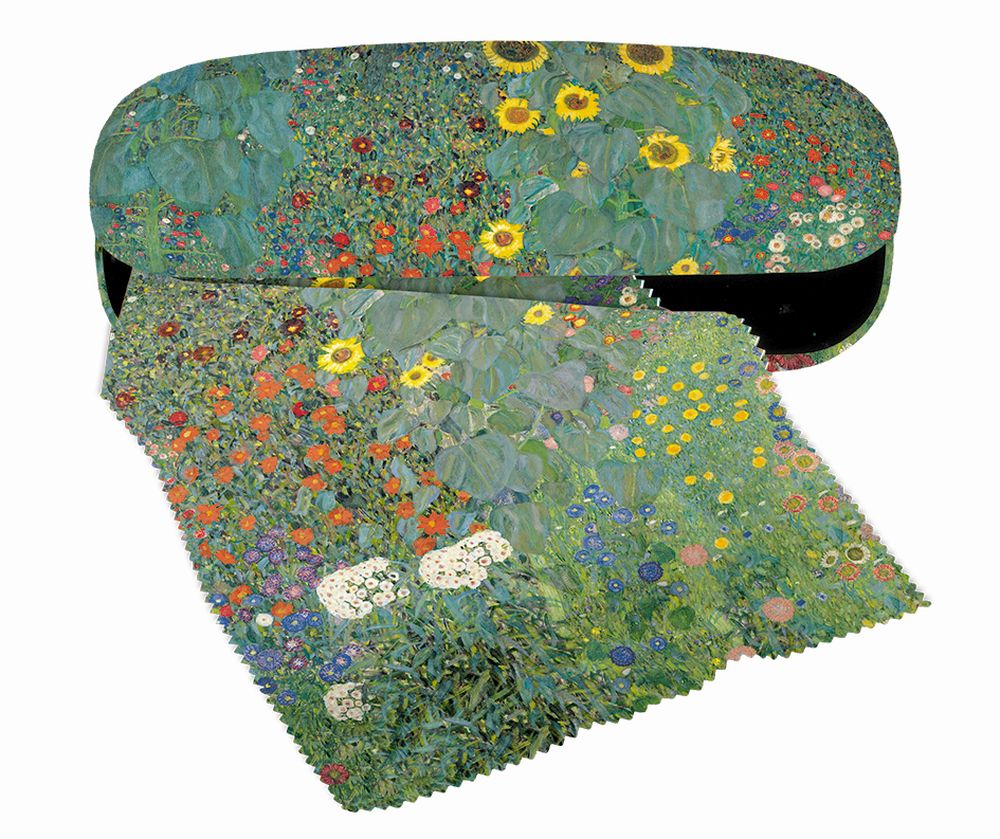 Glasögonetui med putsduk, Klimt, Bauergarten, TEMA-produkt.