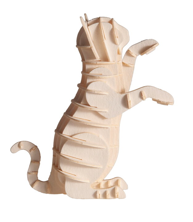 3D-pappersmodell, Vit katt