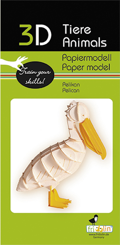 3D-pappersmodell, Pelikan - 2