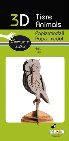 3D-pappersmodell, Uggla - 2