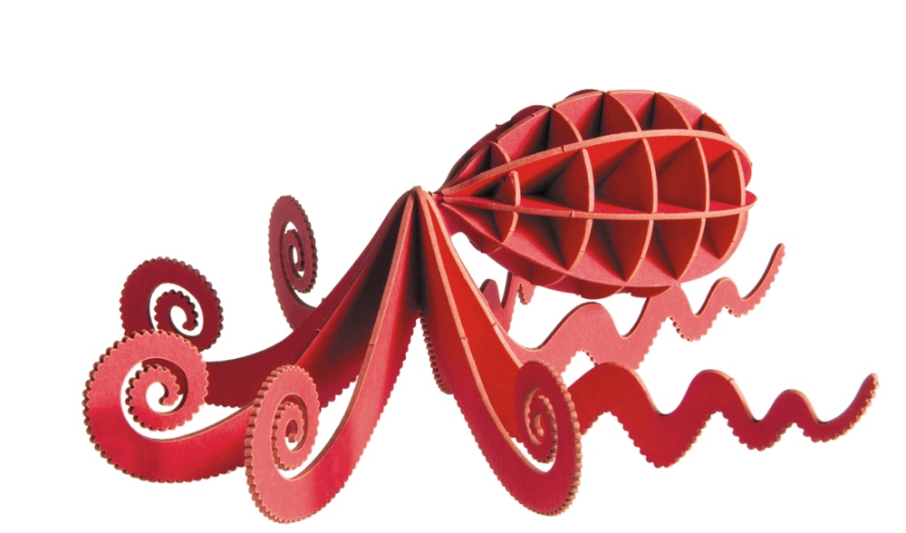 3D-pappersmodell, Bläckfisk