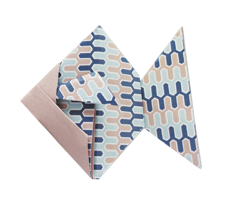Funny Origami 15x15 cm, Fisk, Sværhedsgrad: Easy - 4