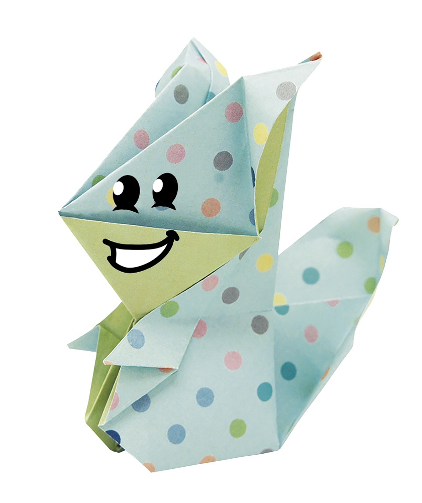 Funny Origami 15x15 cm, Ekorrar, Svårighetsgrad: Normal - 6