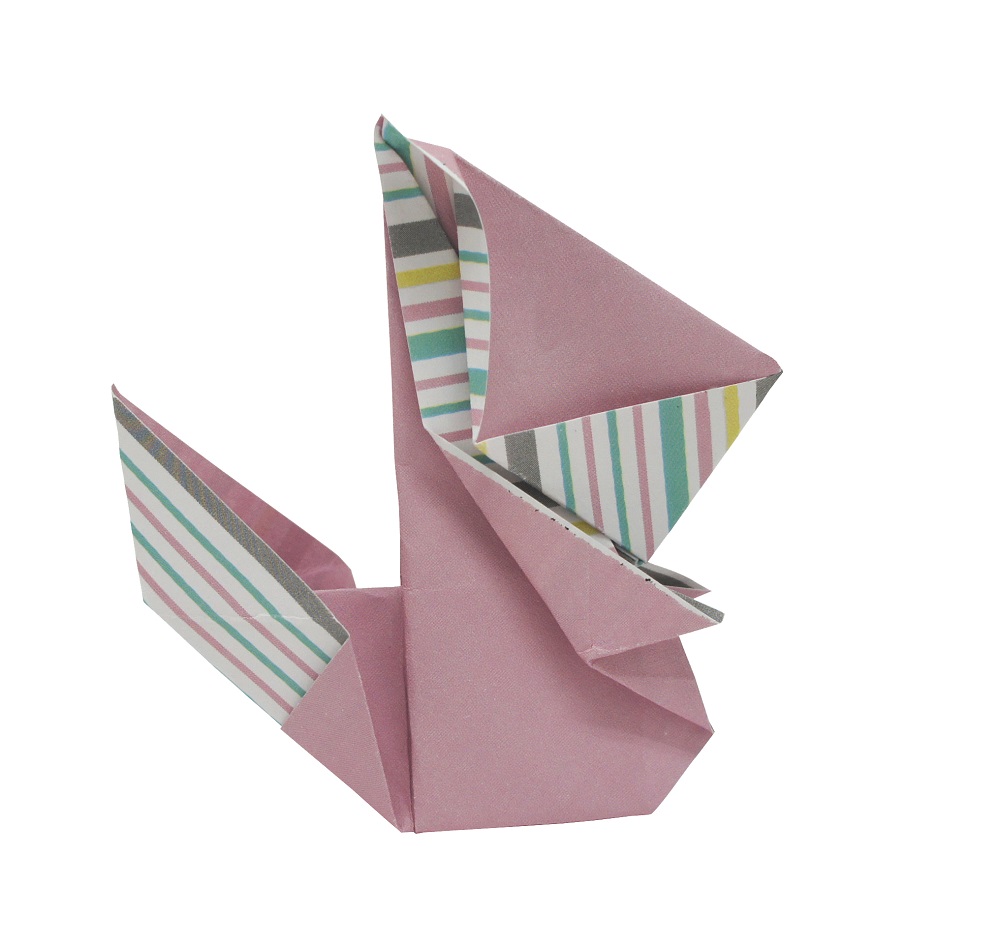 Funny Origami 15x15 cm, Ekorrar, Svårighetsgrad: Normal - 2