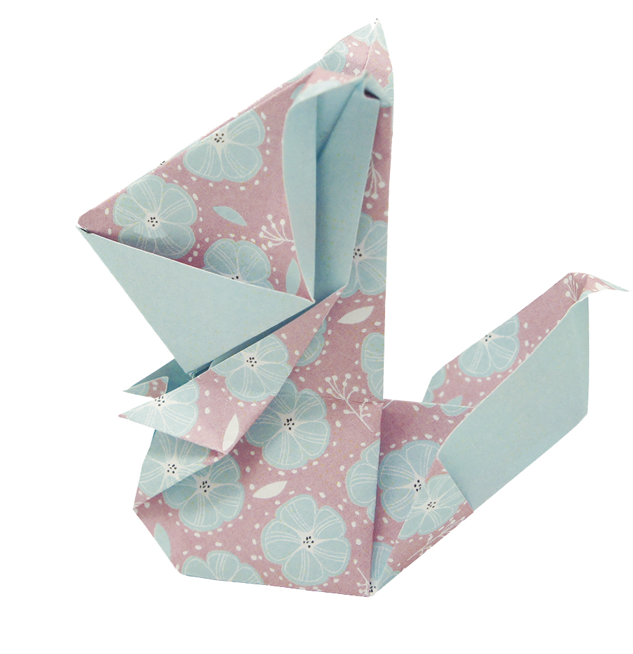 Funny Origami 15x15 cm, Ekorrar, Svårighetsgrad: Normal - 4