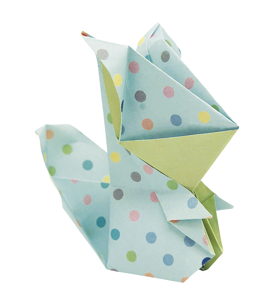 Funny Origami 15x15 cm, Ekorrar, Svårighetsgrad: Normal - 5