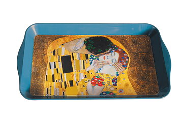 Bakke af metal, Kysset, Gustav Klimt (32 cm), TEMA-produkt