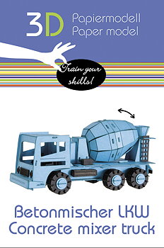 3D-pappersmodell, Cementblandare