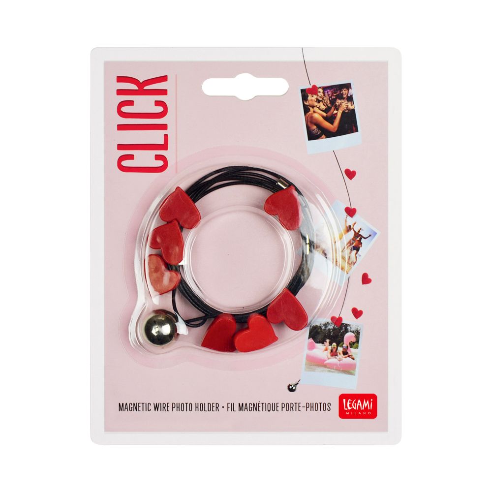 Fotoline med figurmagneter, Hearts - 3