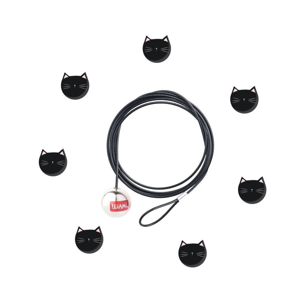 Fotolina med figurmagneter, Cats