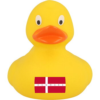 Badanka, Gul anka med Dansk flagga