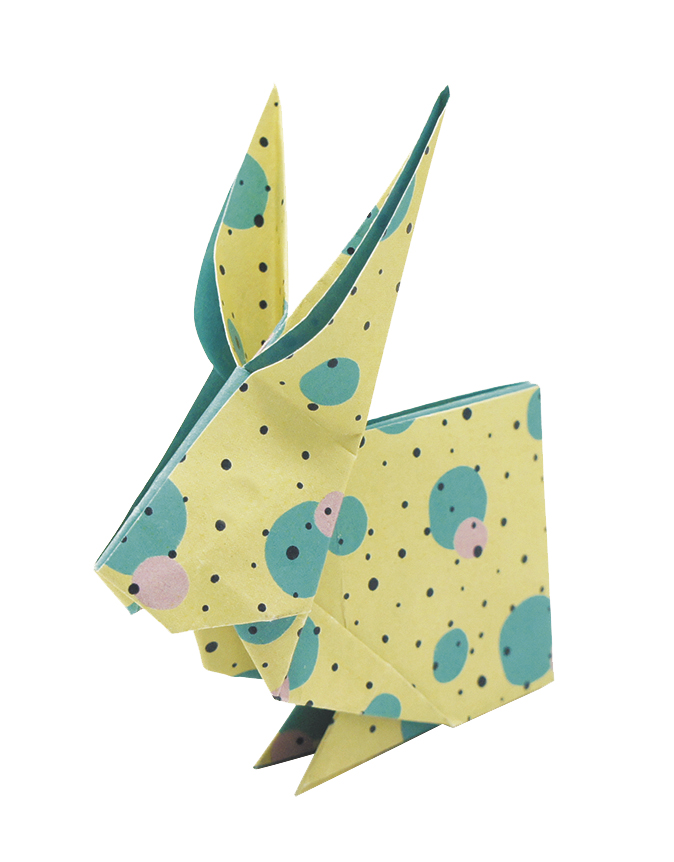 Funny Origami 15x15 cm, Harer, Sværhedsgrad: Normal - 5