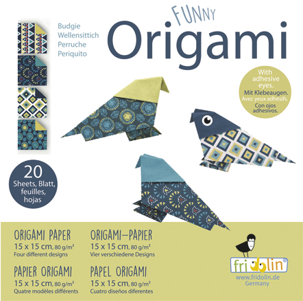 Funny Origami 15x15 cm, Undulater, Svårighetsgrad: Easy