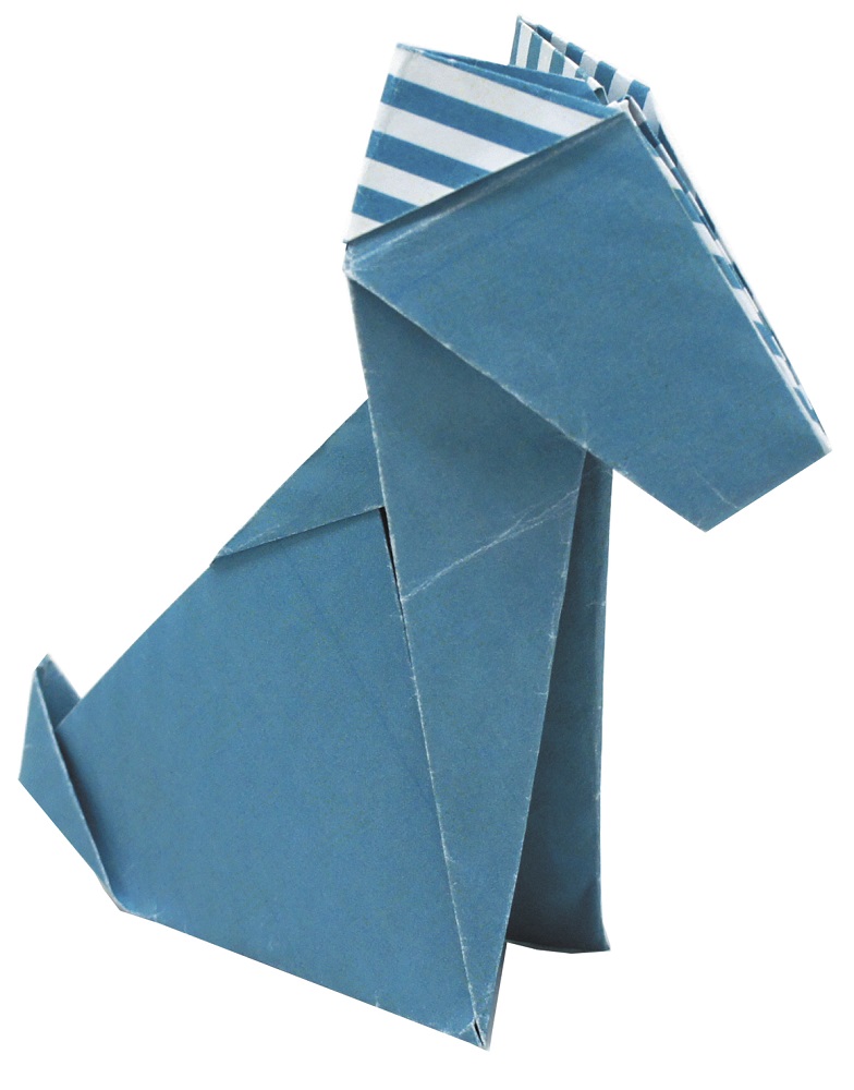 Funny Origami 20x20 cm, Hundar, Svårighetsgrad: Normal - 4