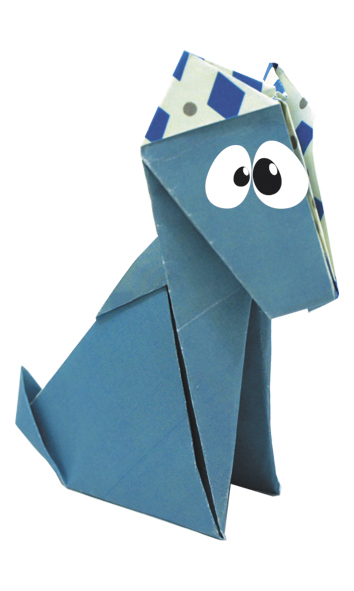 Funny Origami 20x20 cm, Hundar, Svårighetsgrad: Normal - 5
