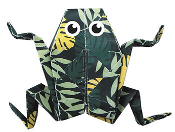 Funny Origami 20x20 cm, Grodor, Svårighetsgrad: Hard